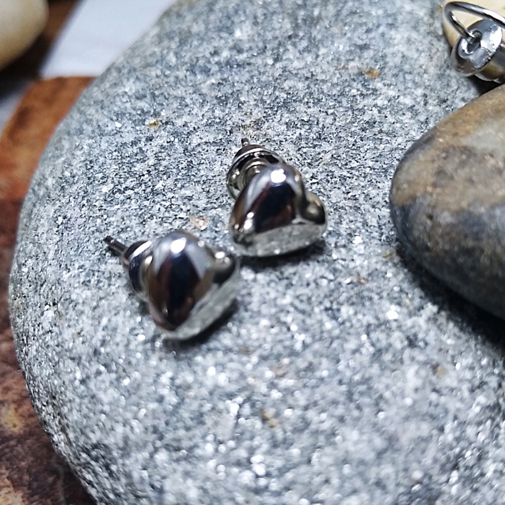 🐞2/$20 Set/3 Silver Color Earrings - Picture 2 of 4